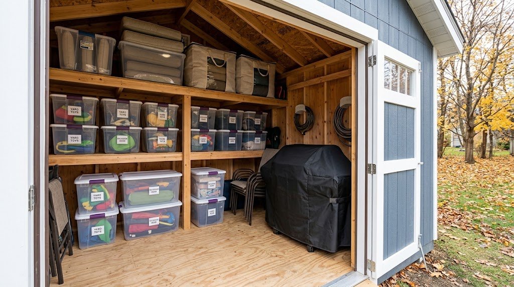 Storing Patio Furniture for Winter Essential Protection Strategies, dino sheds massachussets