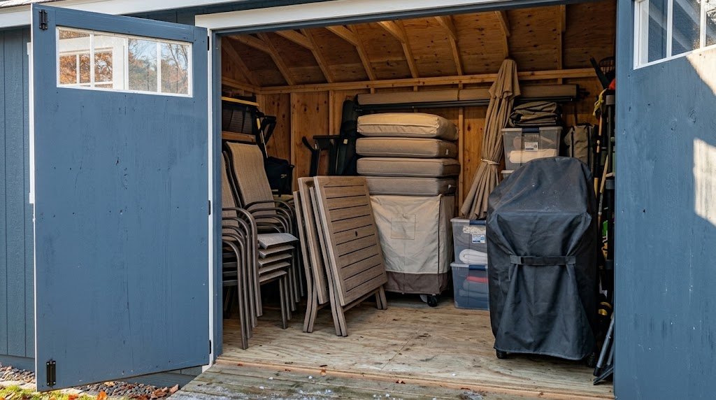 The Cost of Harsh Winters on Outdoor Living Gear, dino sheds massachussets