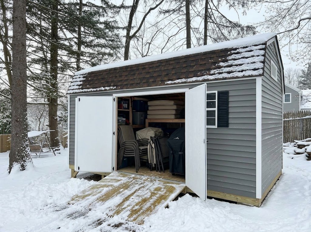 Why a Custom Storage Shed is the Ultimate Winter Protection, dino sheds massachussets
